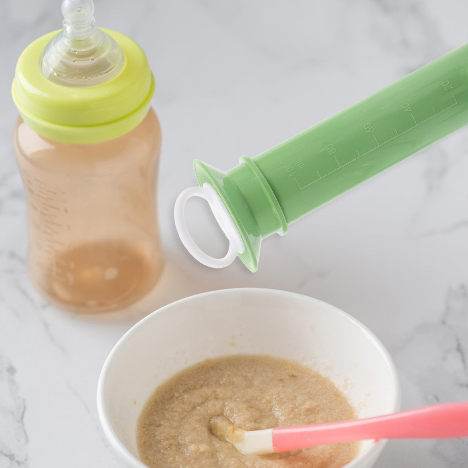 Baby Food Veggie Purees - Dozownik do żywności dla niemowląt, kompaktowy,