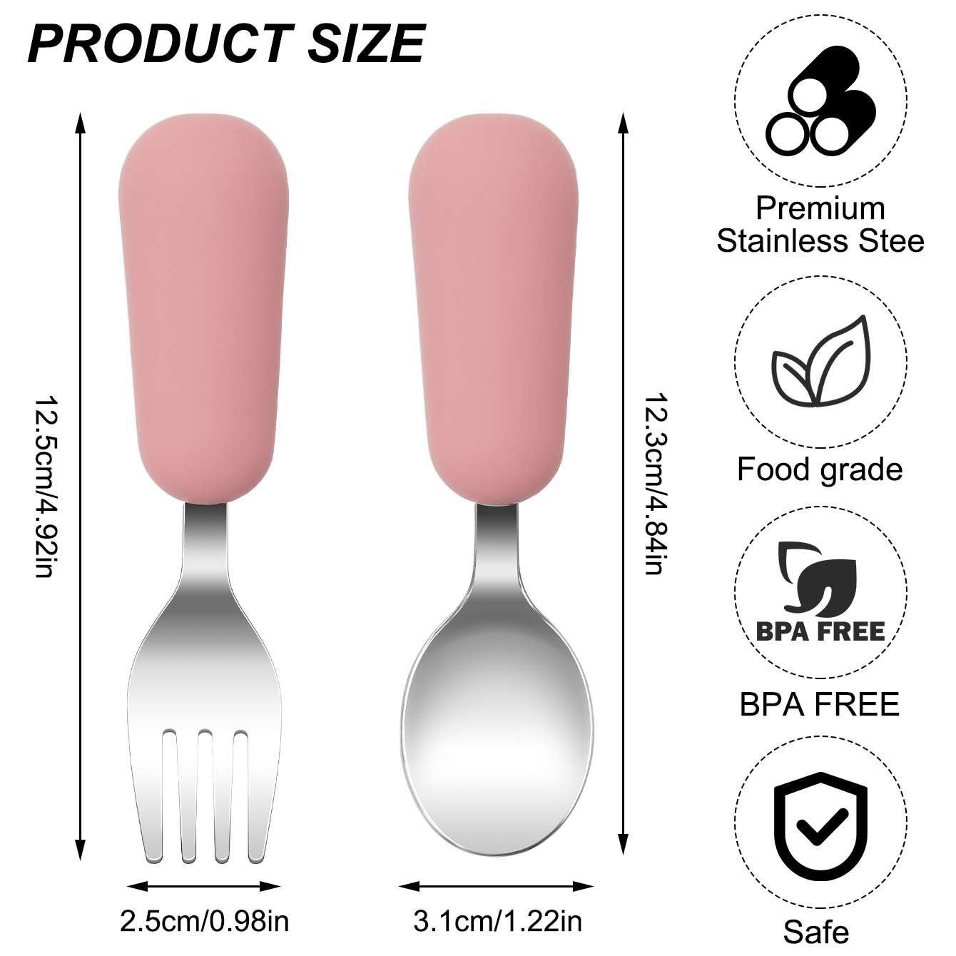 Color Kids 2PCS Zestaw sztućcó – Baby Food Utensils recenzja i cena
