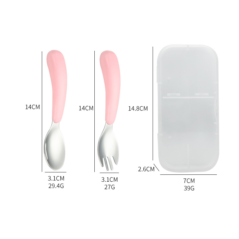 Łyżka, widelec, pałeczki ze st – Baby Food Utensils recenzja i cena