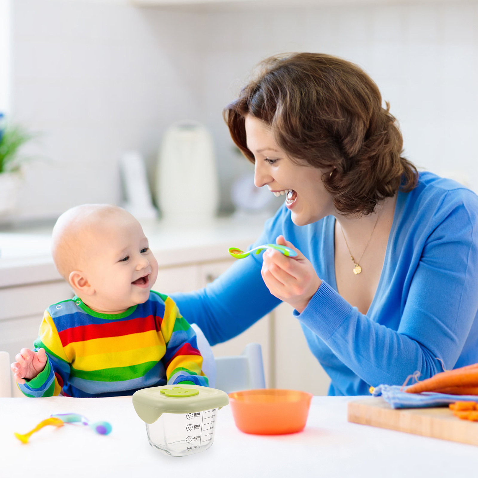 2 szt. szklanych pojemników na – Baby Food For Travelling recenzja i cena
