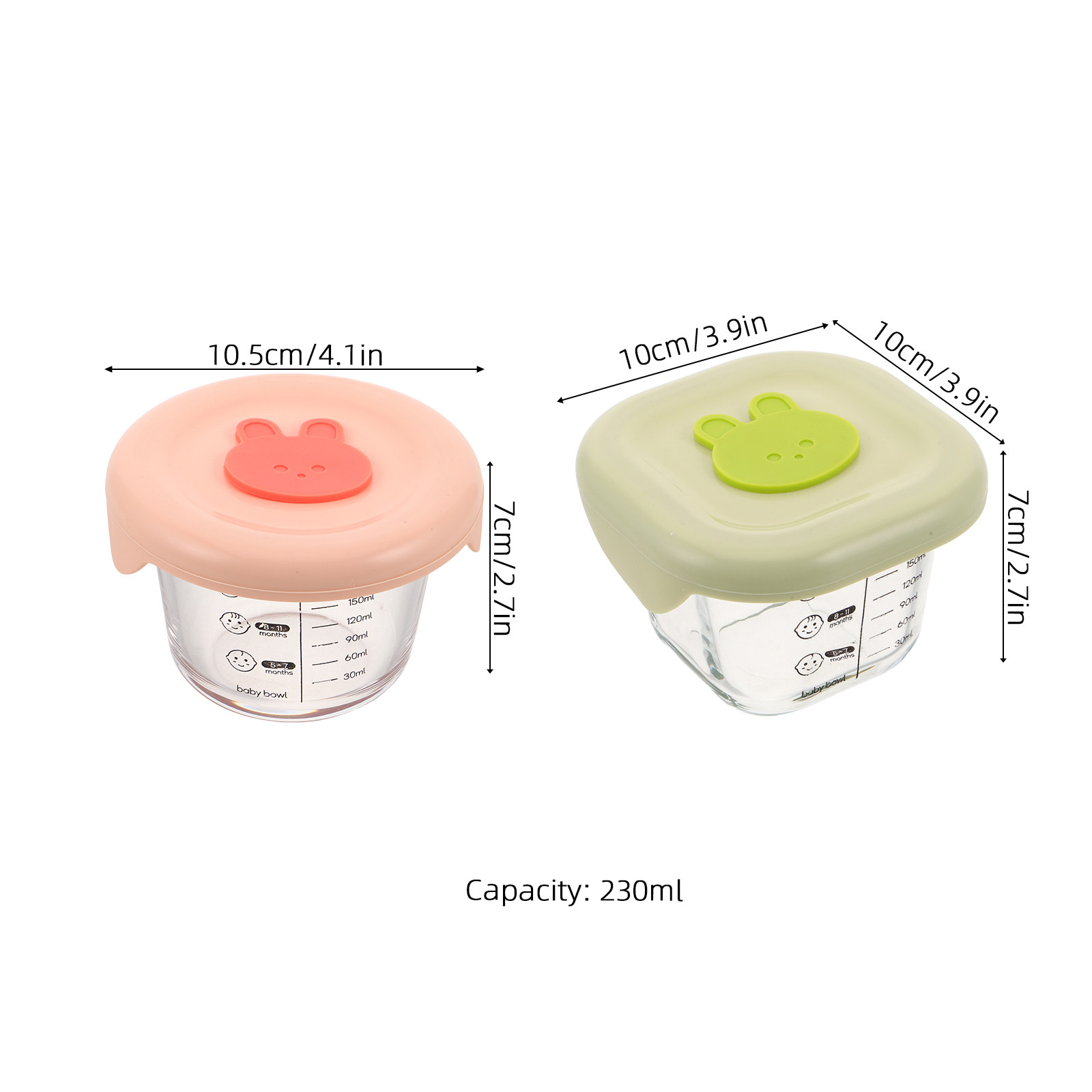 2 szt. szklanych pojemników na – Baby Food For Travelling recenzja i cena