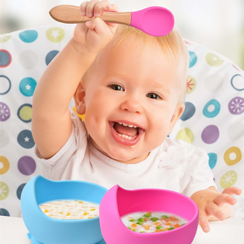 2 sztuk/zestaw łyżka silikonow – Baby Food Utensils recenzja i cena